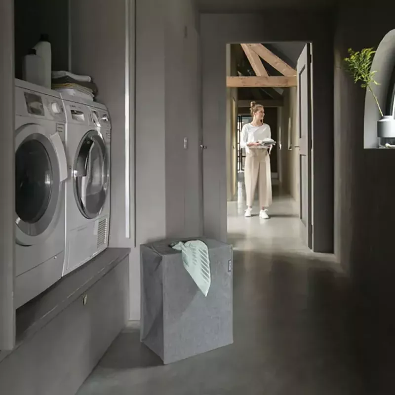 Cesto portabiancheria Brabantia 120381 55 L rettangolare nero