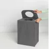 Cesto portabiancheria Brabantia 120381 55 L rettangolare nero