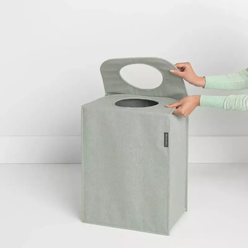 Cesto portabiancheria Brabantia 120404 55L rettangolare verde