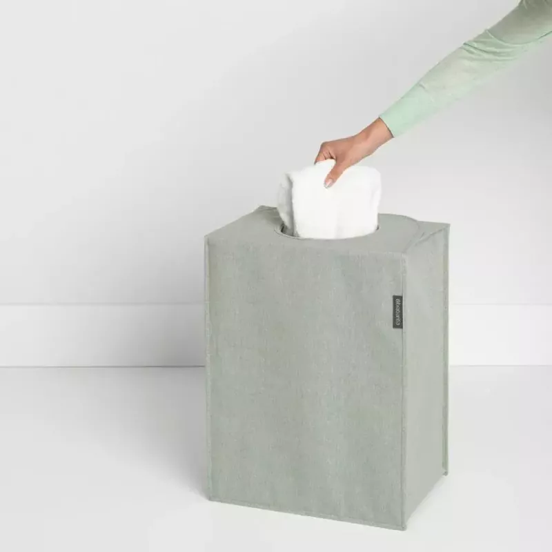 Cesto portabiancheria Brabantia 120404 55L rettangolare verde