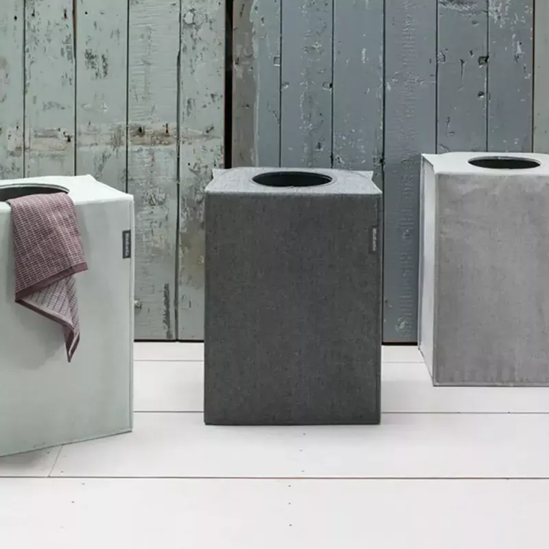 Cesto portabiancheria Brabantia 120404 55L rettangolare verde