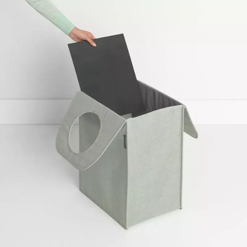 Cesto portabiancheria Brabantia 120404 55L rettangolare verde