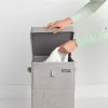 Cesto portabiancheria Brabantia 120428 35L rettangolare grigio