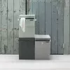 Cesto portabiancheria Brabantia 120442 35L rettangolare nero