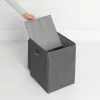 Cesto portabiancheria Brabantia 120442 35L rettangolare nero