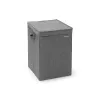 Cesto portabiancheria Brabantia 120442 35L rettangolare nero