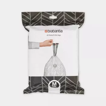 Sacchetti per rifiuti Brabantia 138829 60 L bianco 40 pezzi