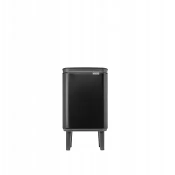 Pattumiera BRABANTIA BO 4L nero opaco, modello 22 70 28, pattumiera da 4 litri