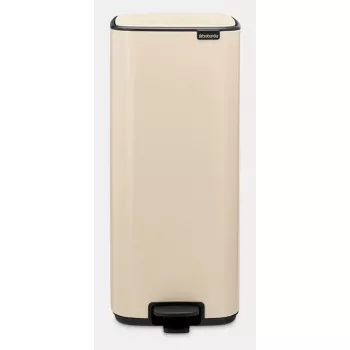Brabantia Bo Pedalbin 30 L rettangolare acciaio beige