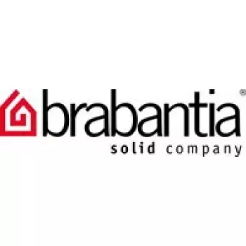 Cesto portabiancheria Brabantia 35L grigio scuro bianco