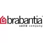 Cesto portabiancheria Brabantia 35L grigio scuro bianco