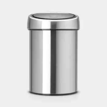 Pattumiera BRABANTIA Touch Bin 3 L, acciaio opaco, modello 36 39 86