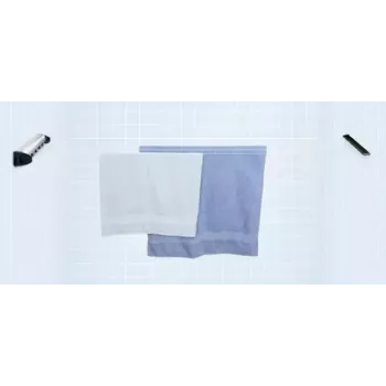 Stendibiancheria da parete Brabantia Pull-Out Drying Lines set 2 pz. acciaio inox