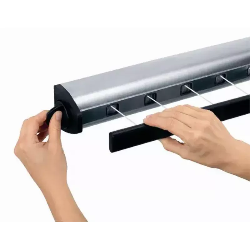 Stendibiancheria da parete Brabantia Pull-Out Drying Lines set 2 pz. acciaio inox