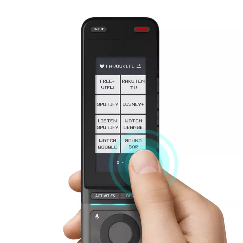 Telecomando universale One for All URC7985 – controlla fino a 12 dispositivi, touchscreen, programmabile, funzione di apprendimento