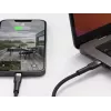 Cavo USB-C a Lightning LINQ byELEMENTS 2 m certificato MFi nero