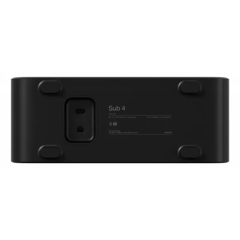 Subwoofer attivo Sonos Sub 4 nero — amplificatore Class-D, AC 110–240 V, 40,2×15,8×38,9 cm