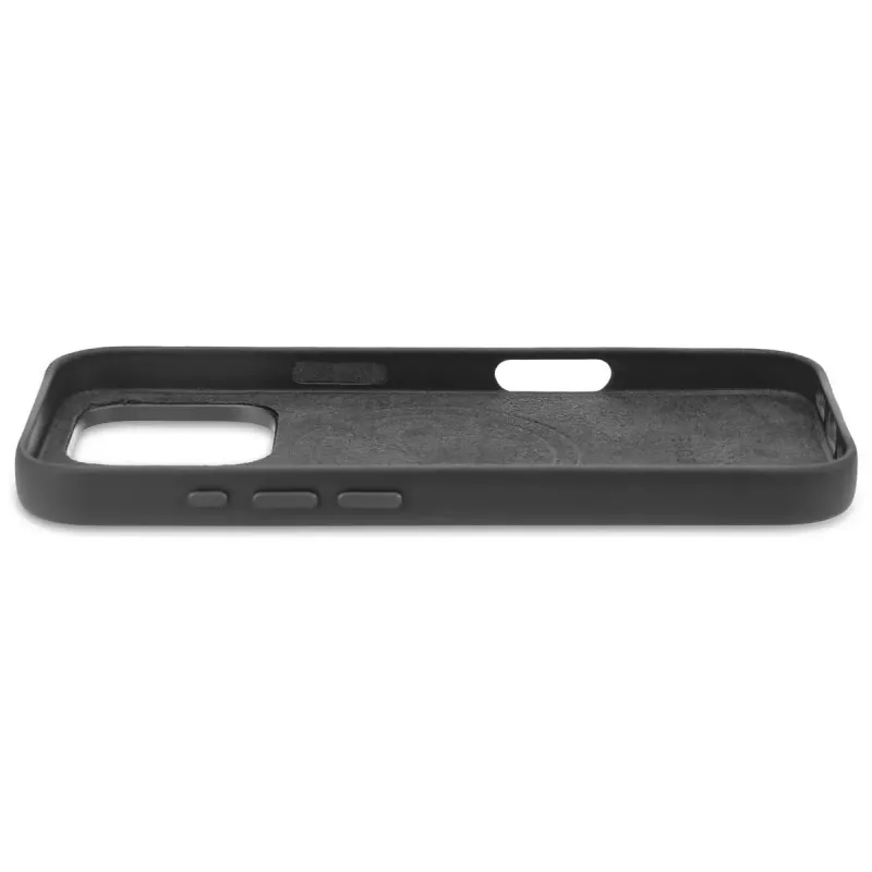 Cover Decoded in pelle iPhone 16 Pro 6.3 inch nero