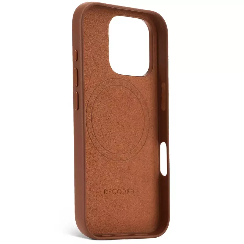 Cover Decoded in pelle iPhone 16 Pro 6,3