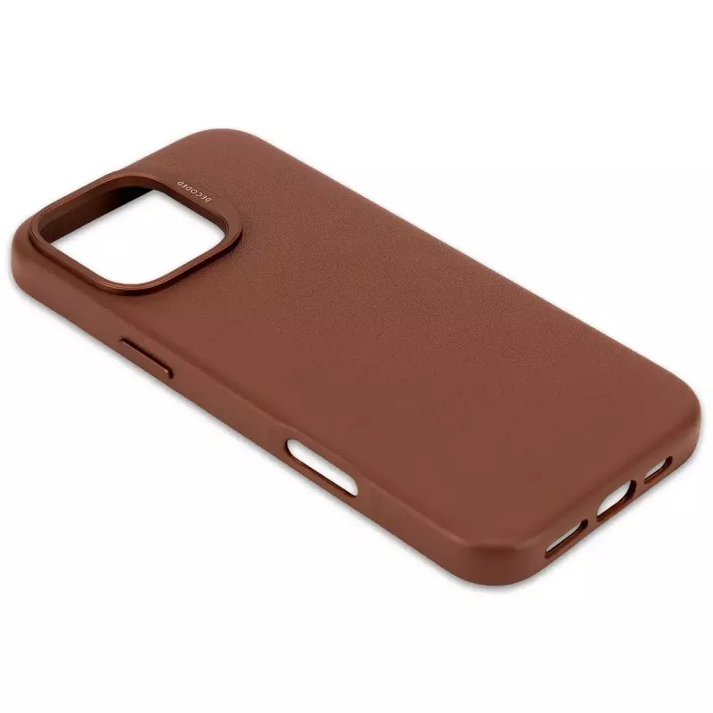 Custodia in pelle Decoded per iPhone 16 Pro Max 17,5 cm marrone
