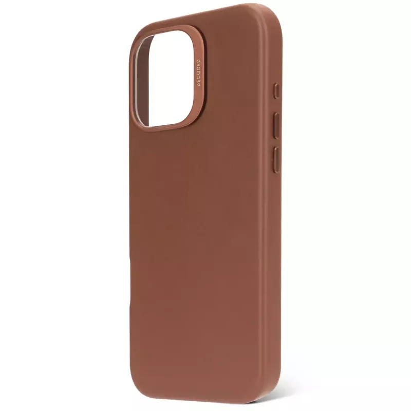 Custodia in pelle Decoded per iPhone 16 Pro Max 17,5 cm marrone