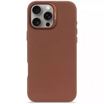 Custodia in pelle Decoded per iPhone 16 Pro Max 17,5 cm marrone