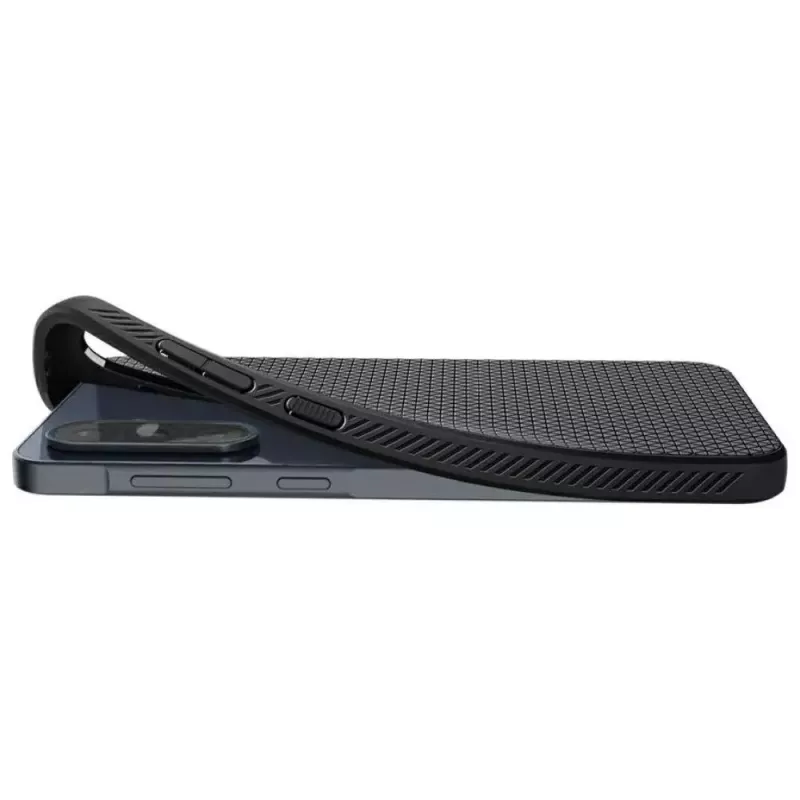 Custodia protettiva Spigen Liquid Air per Samsung Galaxy A36 5G, nero opaco