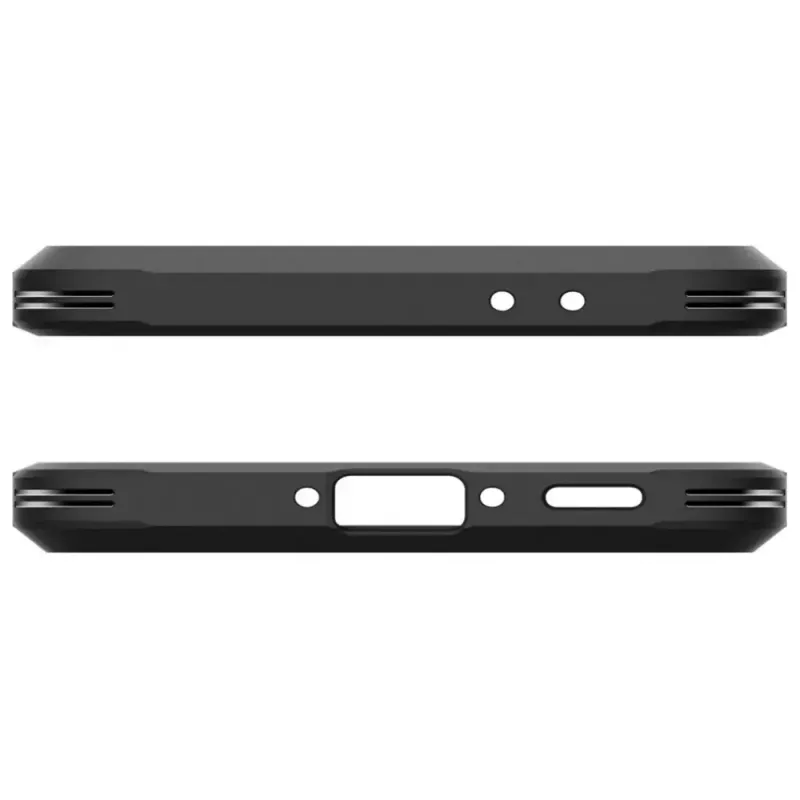 Custodia Spigen Tough Armor per Samsung Galaxy A56 5G – nero, copertura protettiva a due strati