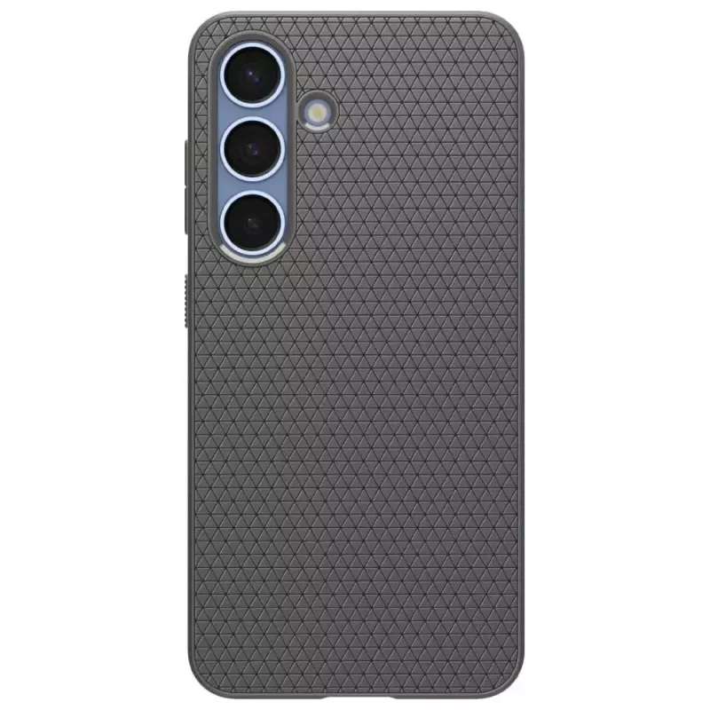 Custodia protettiva Spigen Liquid Air per Galaxy S25 — Marble Gray, sottile, ammortizzante