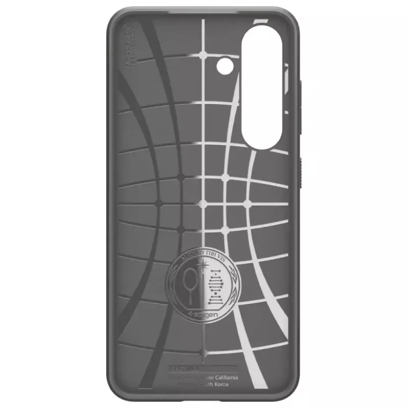 Custodia protettiva Spigen Liquid Air per Galaxy S25 — Marble Gray, sottile, ammortizzante
