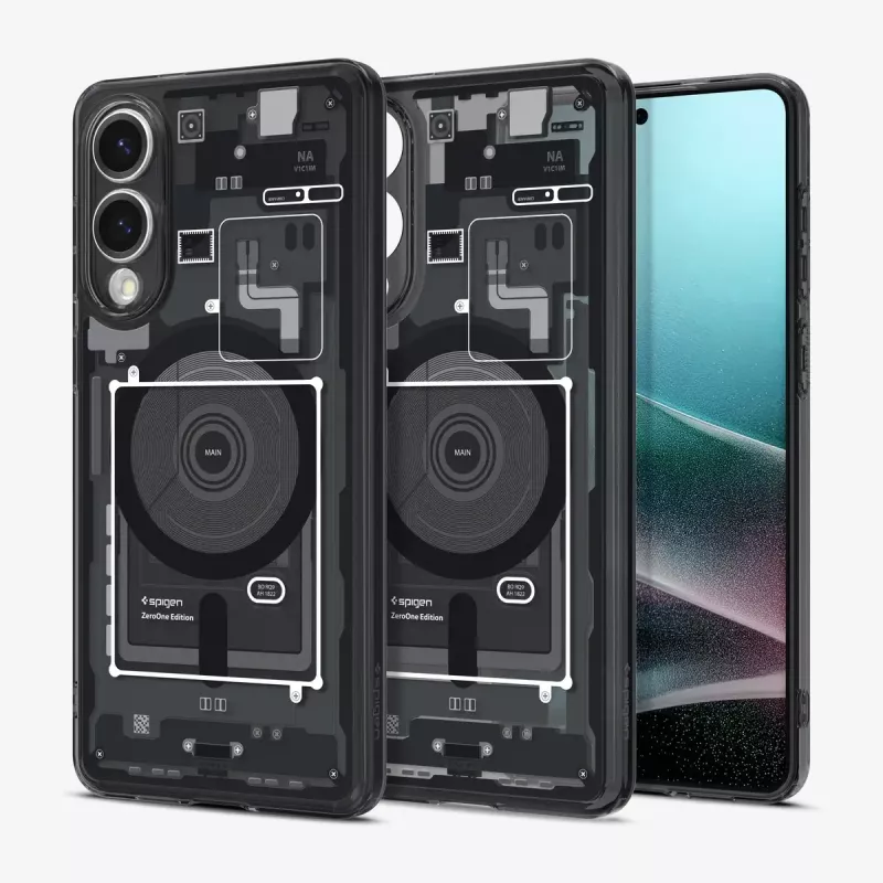 Cover Spigen Ultra Hybrid Zero One Galaxy S25 Edge nero