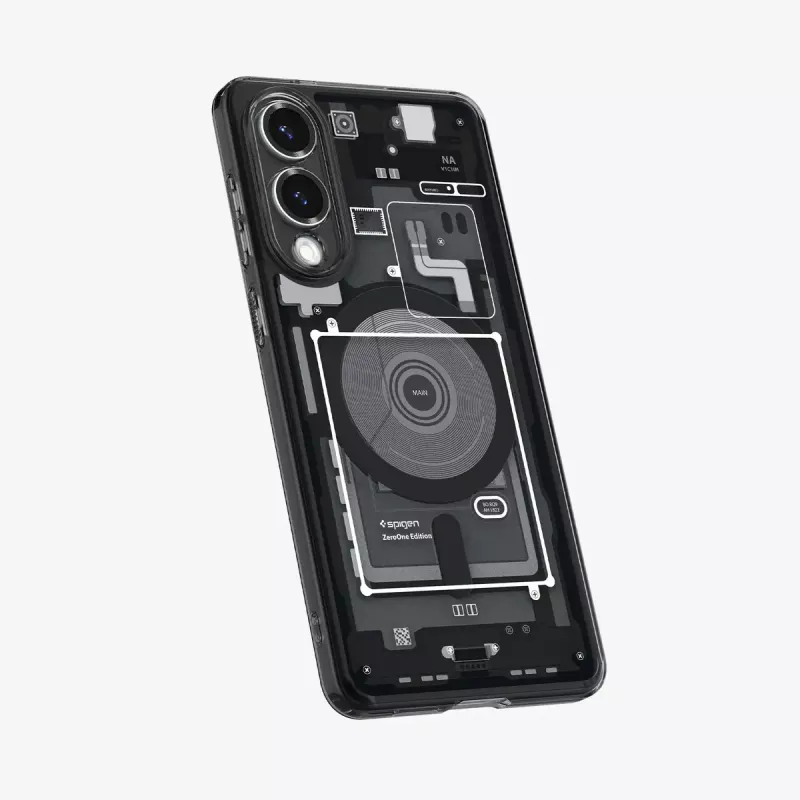 Cover Spigen Ultra Hybrid Zero One Galaxy S25 Edge nero
