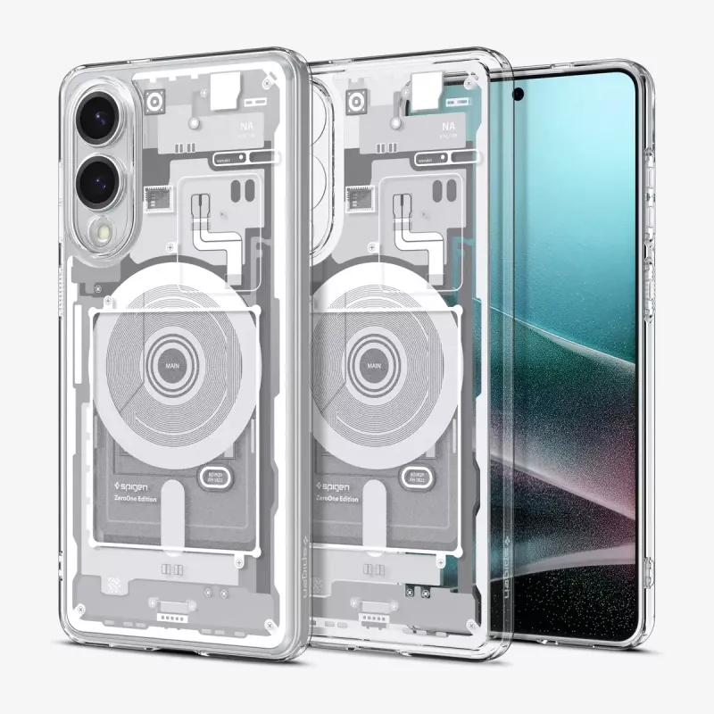 Cover Spigen Galaxy S25 Edge bianco 6,7 pollici