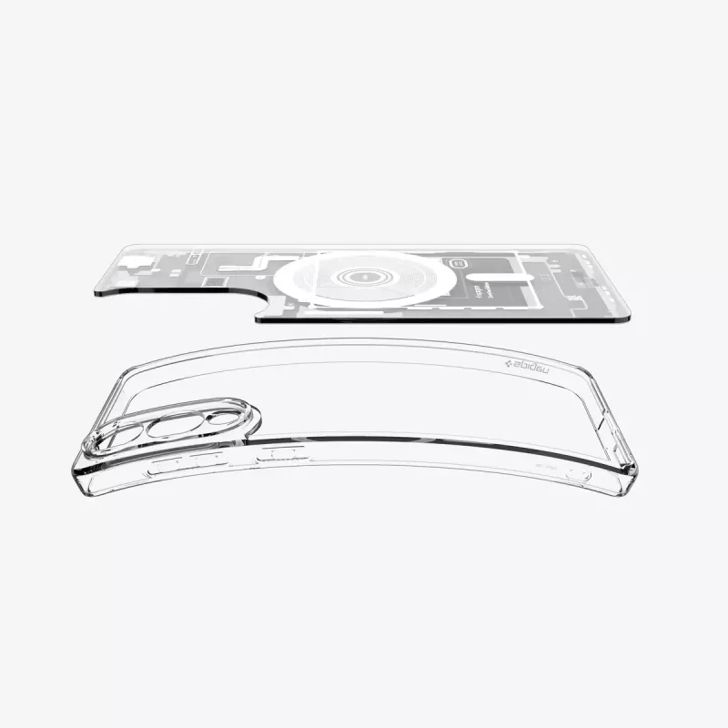 Cover Spigen Galaxy S25 Edge bianco 6,7 pollici