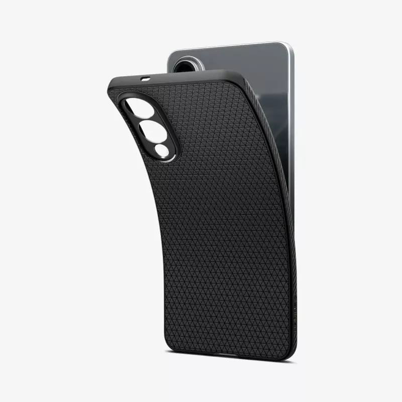 Cover Spigen Galaxy S25 Edge nero opaco monocromatico