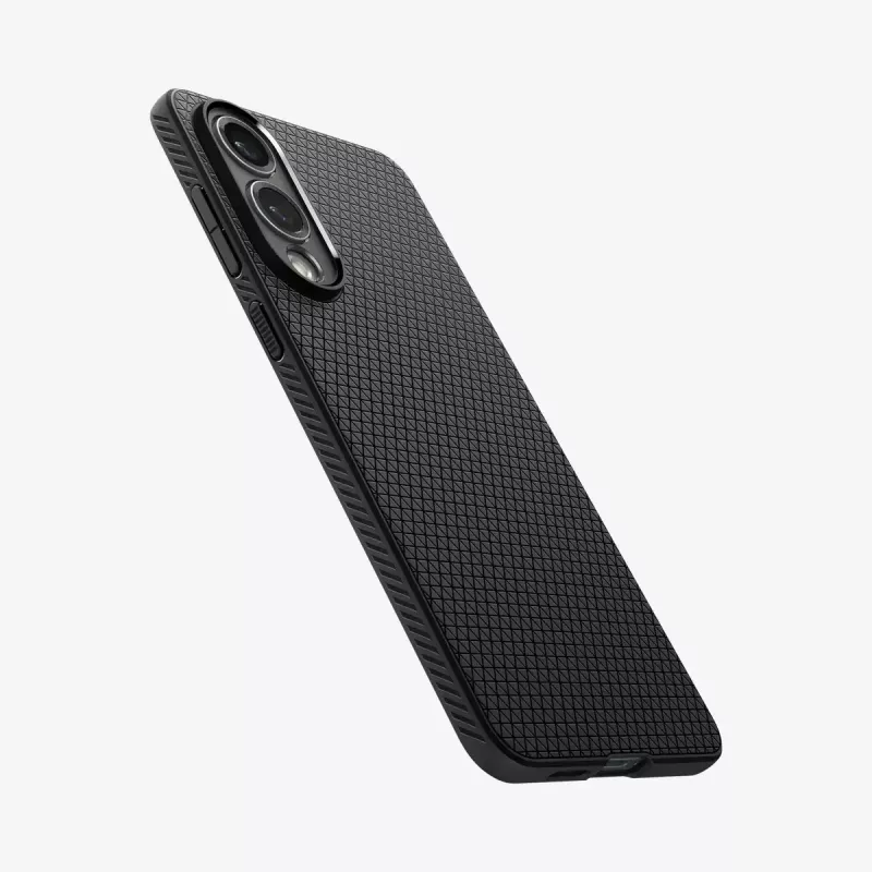 Cover Spigen Galaxy S25 Edge nero opaco monocromatico