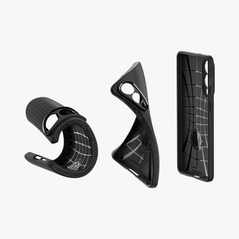 Cover Spigen Galaxy S25 Edge nero opaco monocromatico