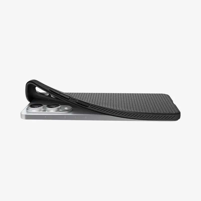 Cover Spigen Galaxy S25 Edge nero opaco monocromatico