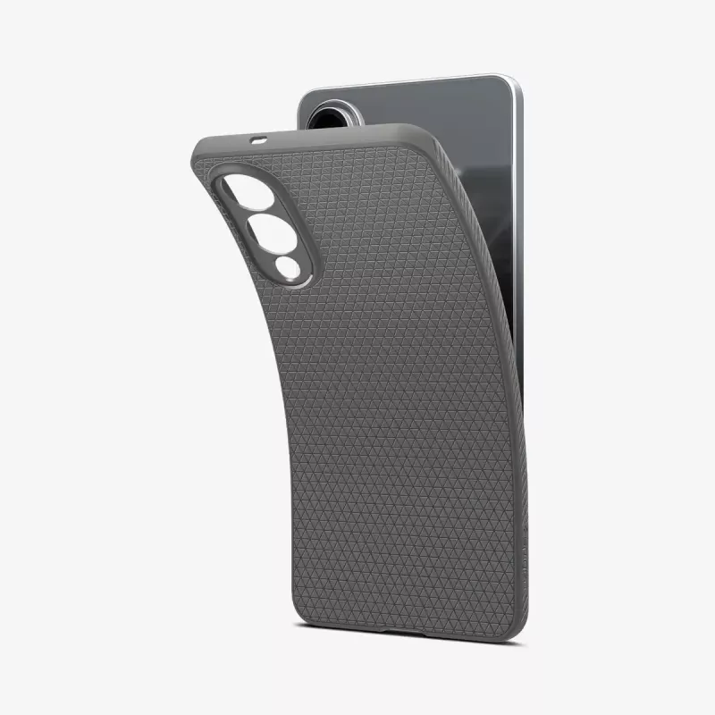 Cover Spigen Galaxy S25 Edge Marble Gray monocromatico