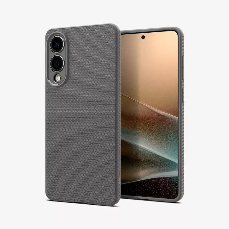 Cover Spigen Galaxy S25 Edge Marble Gray monocromatico