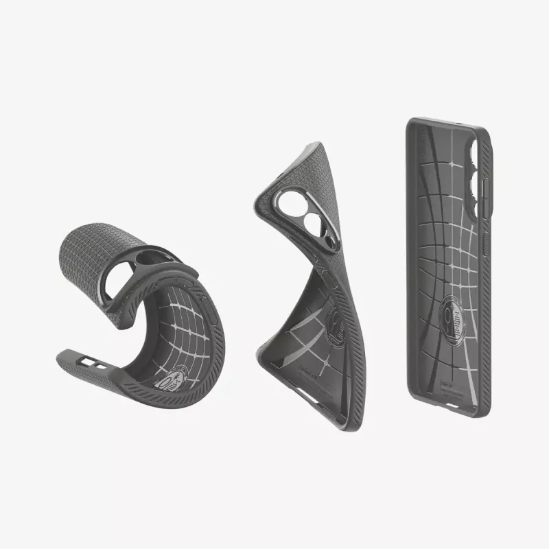 Cover Spigen Galaxy S25 Edge Marble Gray monocromatico