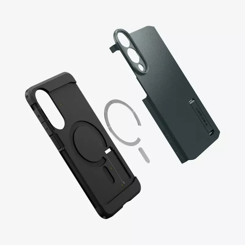 Cover Spigen Galaxy S25 Edge Tough Armor AI Abyss verde