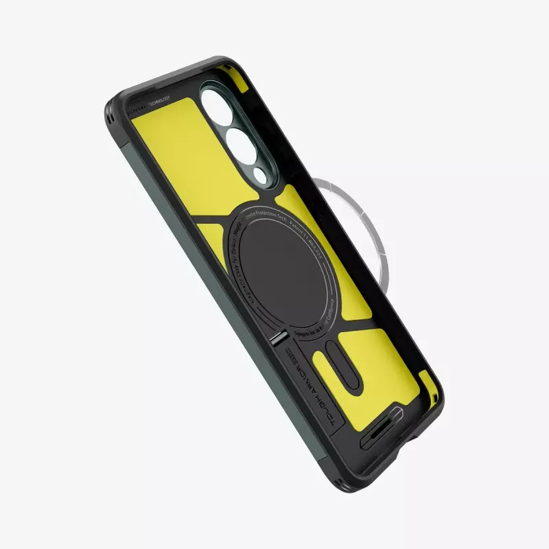 Cover Spigen Galaxy S25 Edge Tough Armor AI Abyss verde