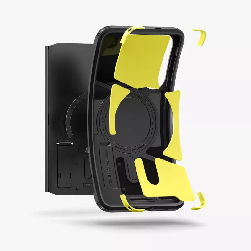 Cover Spigen Galaxy S25 Edge Tough Armor AI Abyss verde