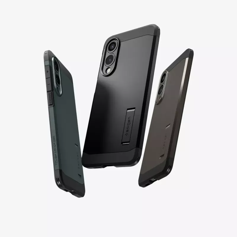 Cover Spigen Galaxy S25 Edge Tough Armor AI Abyss verde