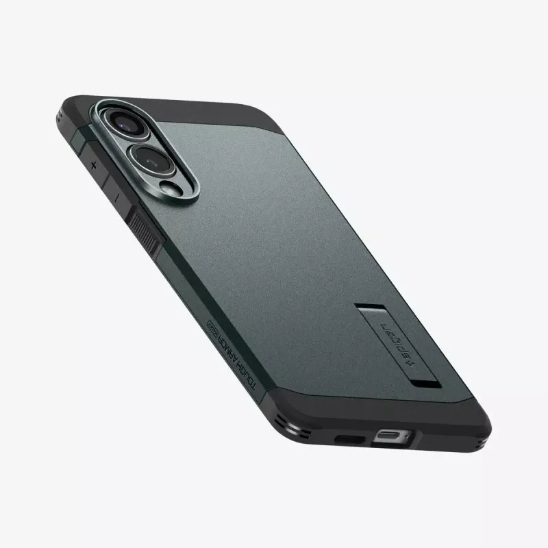 Cover Spigen Galaxy S25 Edge Tough Armor AI Abyss verde