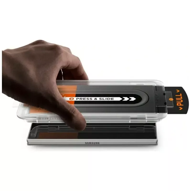 Pellicola protettiva per display Spigen Glas.TR EZ FIT Pro per Samsung Galaxy Z Fold 7 — trasparente, 2 pezzi