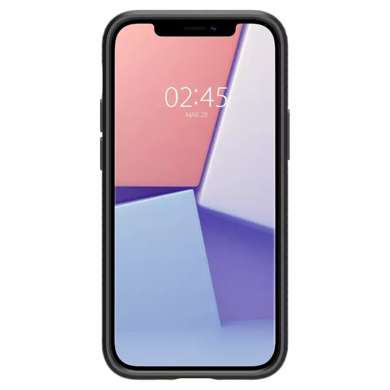 Custodia Spigen Liquid Air iPhone 12 12 Pro nero