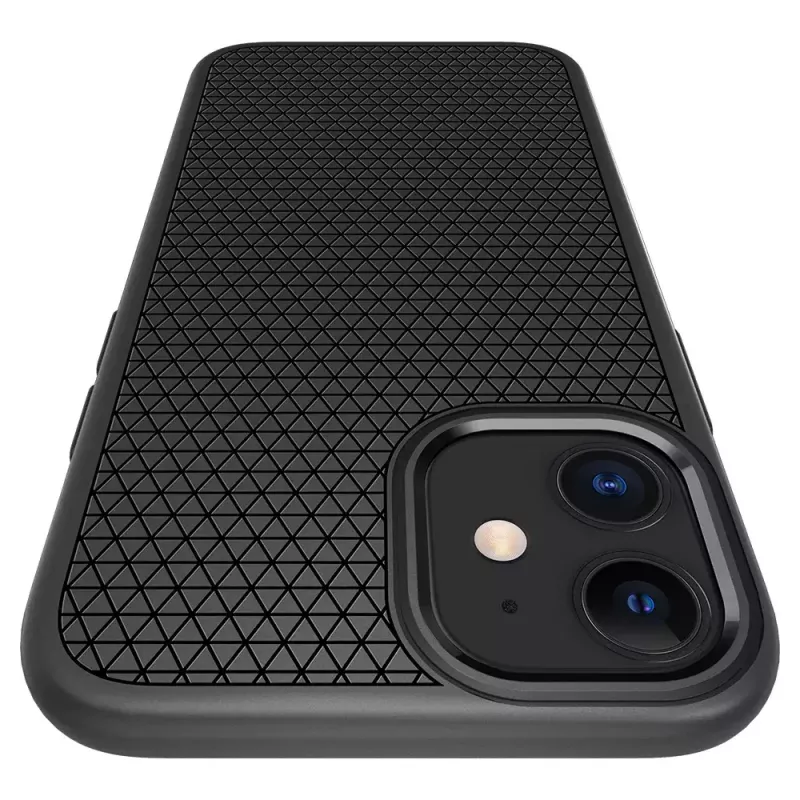 Custodia Spigen Liquid Air iPhone 12 12 Pro nero