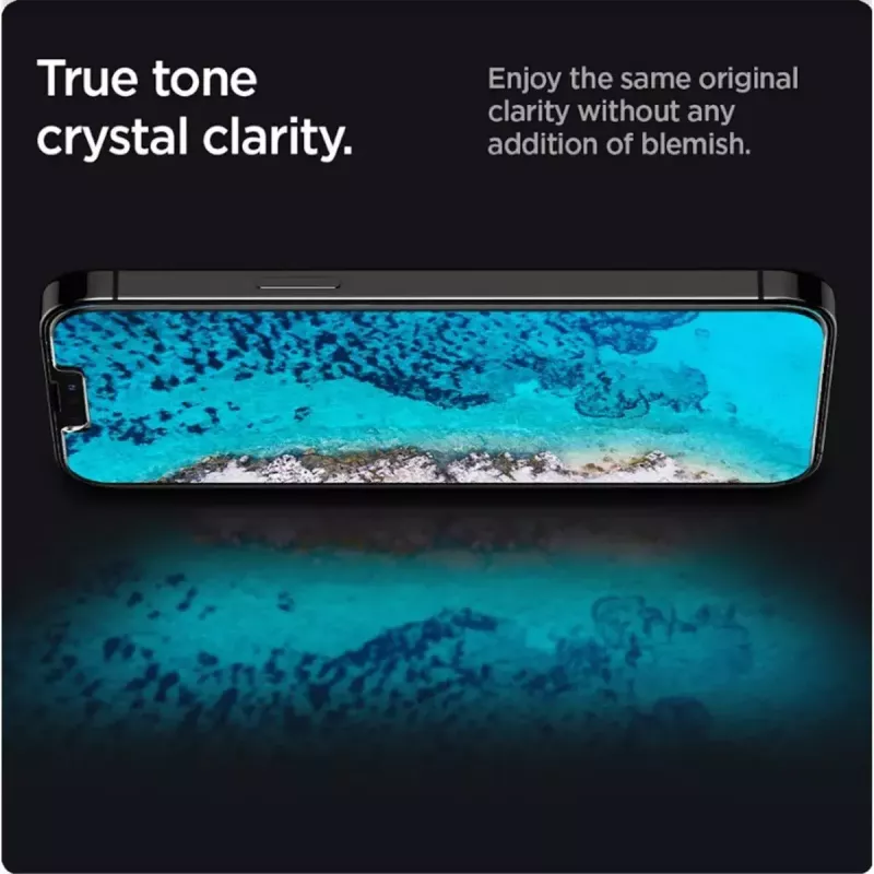 Protezione display Spigen AGL03391 per Apple iPhone 13/13 Pro in vetro temperato